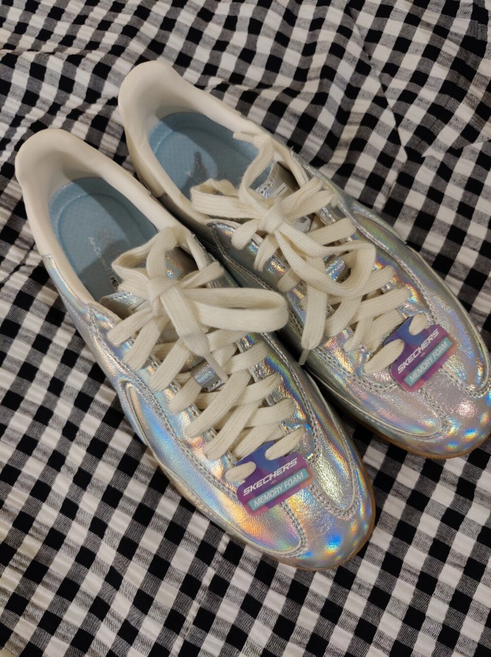 New Skechers Court Classics Hotshot-True Iridescence Women's Sneaker, Sz 8 - Picture 12 of 12